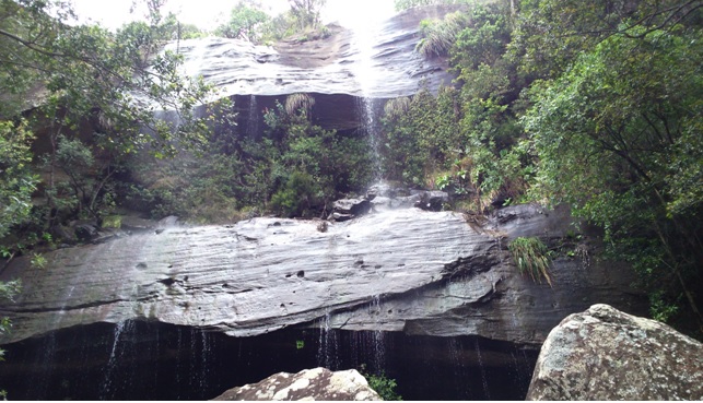 Tiger Falls in the Northern Drakensberg during our hiking tour from Durban